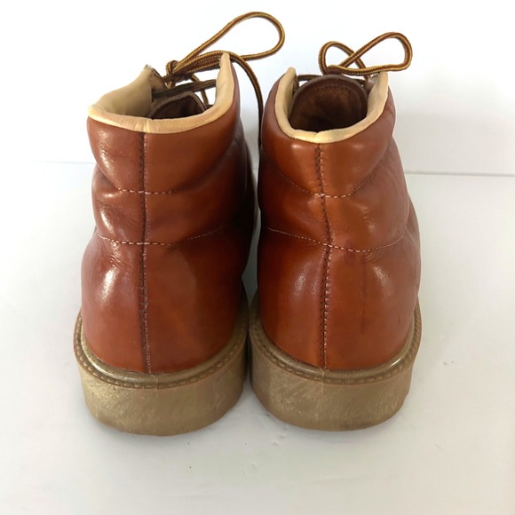VTG Weinbrenner Leather Chukka Boots Mens 13 W Brown Hiking Boy Scout Lug USA main image 6